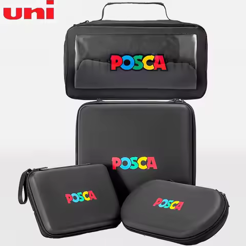 UNI Mitsubishi POSCA Storage Handbag,24/36/48/72/138 Holes Multiple Size For 1M 3M 5M 8K 17K Acrylic