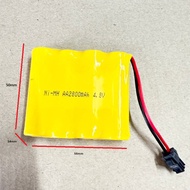 [M'sia Stock] 4.8v AA2800mAh Battery with SM-2P Plug for RC Toys Model