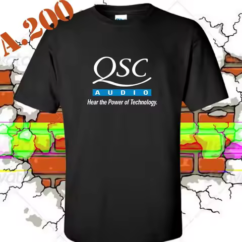 New QSC Audio Hear the Power of Technology Size S - 3XL USA Tee