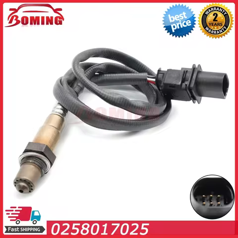 0258017025 Car 5 Wire Upstream Air Fuel Ratio O2 Oxygen Lambda Sensor Fits For LSU 4.9 48292001 213-
