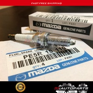 ORIGINAL 100% PE5R-18-110 MAZDA SPARK PLUG (4pcs)FOR MAZDA 3 6 CX-3 CX-5 MX-4 MIATA CX3 CX5 MX4 (ILK