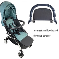 Baby Stroller Footboard &amp; Leather Cloth Material Handle Bar Stroller Accessories For Babyzen Yoyo Yoya Babytime Pram Bumper