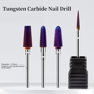 Carbide Tungsten Nail Drill Bits Nail Gel Remove File Grinding Head Milling Cutter for Machine Nail 