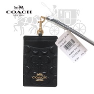 Coach Metal Logo Card Holder ID Lanyard Name Tag Pro Edition 100% Original Coach id Card