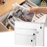 Simple Translucent Mesh Office Stationery Toys Storage Bag with Zip / Home Multipurpose Storaging Po