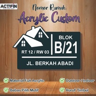 3D Embossed Acrylic House Number I Custom House Number