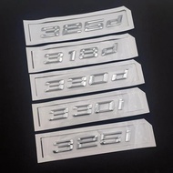 3d Chrome Car Letters For BMW 316i 318i 320i 325i 330i 325d 330d 320d E30 E36 E46 E90 F30 Logo Emble