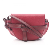 【二手】 LOEWE單肩包 Gate Bag Mini 黑色皮革 Gate Bag Mini 女士二手 B