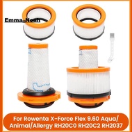 Replacement Filter Accessories for  X-Force Flex 9.60 Aqua/Animal/Allergy RH20C0 RH20C2 RH2037 Vacuu
