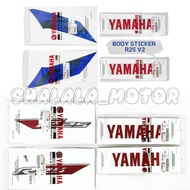 100% ORIGINAL YAMAHA R25 V2 V3 STICKER BODY COVER SET RED & BLUE STRIPE MERAH BIRU FULL FUEL TANK FA