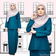 BAJU KURUNG KEDAH KLASIK LIMAU BAJU KURUNG PLUSSIZE BRIDESMAID NUDE OLIVE GREEN TEAL BLUE DUSTY PURPLE