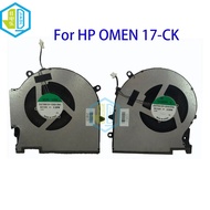 9.6W Gaming Laptop CPU GPU Cooling Fan For HP Omen 17-CK Plus 17-CK1021TX TPN-Q266 17-CK000 M78888 M
