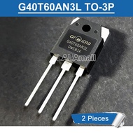 2pcs G40T60AN3L TO-3P 40A/600V IGBT Transistor New Original