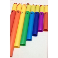Color 8 Tube Music Tube Eight Tone Tube Music Rhythm Tube Ofu 8 Tone Bucket