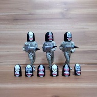 絕版 達達仔 怪獸 DaDa 三面怪人 円谷 超人 外星人 黑白 扭蛋 盒玩 邪惡 中古 搪膠 懷舊 鹹蛋超人 咸蛋超人 日本 搞笑怪獸 Alien Baltan monster BANDAI ult
