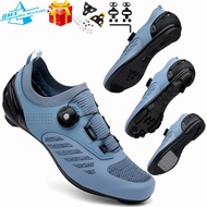 Men's Cycling Shoes MTB Cleat Non-slip Self-Locking Speed Road Bike Shoes Women Flat Racing Bicycle Sneakers Zapatillas Mtb