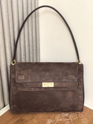TORY BURCH 麂皮Lee肩背包