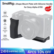SmallRig A6700 L-Shape Mount Plate with Silicone Handle for Sony Alpha 6700 w Arca-Swiss Quick Relea