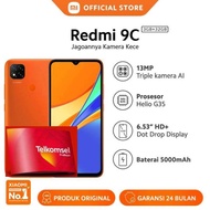 Xiaomi Redmi 9C Smartphone [3GB/ 32GB] + Starter Pack Telkomsel Bundli