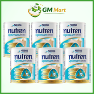 [6 TINS] NUTREN Optimum Vanilla Complete Nutrition 800G | Muscle Strength Nutrition Powder Flour 800