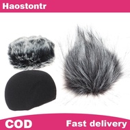 haostontr 1Pc Foam Mic Wind Cover Furry Windscreen Muff For ZOOM H5 H6 Recorder Microphone PH