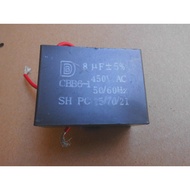 Brand New CBB61 Start Capacitor 8uF/450V Fan Smoking Machine Start Capacitor Motor Start Capacitor