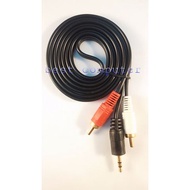 CABLE AUDIO JACK 3.5 - RCA 2 (1-2) 1.5m