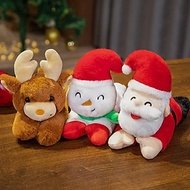 Thú nhồi bông Noel đập tay đáng yêu - Quà tặng gấu bông giáng sinh vui vẻ ôm tay cute - Gối ôm mềm m