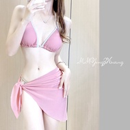 Bộ Đồ Bơi Bikini Ba Mảnh Gợi Cảm 2025 Pure Desire Style Slimming Beach Vacation Swimsuit Pure Desire