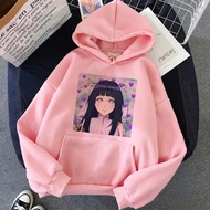 2020 Winter New Naruto Print Hoodie Pink Kawaii Anime Japan Vogue Streetwear Sweatshirt Personality Hoodies Ins