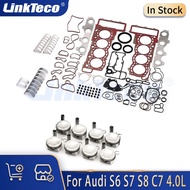 Engine Parts Full Gasket Set Main Rod Bearing Piston Kit Fit 4.0 L Gas For Audi S6 S7 S8 RS6 RS7 C7 