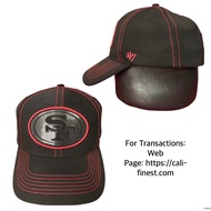 San Francisco 49ers Textured Logo Polyester/Spandex Black Strap One Size Cap