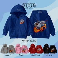Children's Jackets | Astro Rocket Kids Zipper Hoodie | Zipper Hoodie for Children Ages 1 - 12 Years 