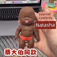 dumpling squishy squishy toys Anak patung Natasha besar mencubit muzik penyahmampatan boneka bayi hi