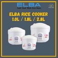 ELBA 1.0L JAR RICE COOKER ERC-E1031(WH) ELBA 1.8L JAR RICE COOKER ERC-E1831(WH) ELBA 2.8L JAR RICE C