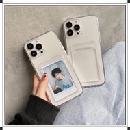 Card Bag Clear Phone Case OPPO Reno 6Z 6 5 Pro A93 A74 A54 4G 5G Realme 8 Pro 4G C20 Case Soft Walle