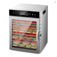 Fly)Dehydrators for Food and Jerky with 24H Timer and Light, 6 Drying Racks 800W 30-90℃ Vegetable Fr
