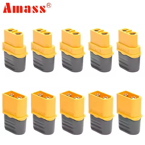 10 X Amass XT30 XT30U XT60 XT60H UH60 XT90 Bullet Connectors Plug For RC Quadcopter FPV Racing Drone