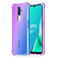 OPPO A9 2020 / A5 2020 / Realme 5 5i Pro four-corner shatter-resistant gradient phone case