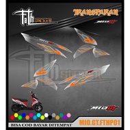 TRANSPARENT Striping MIO GT FTHP01 Sticker Variations Sticker list body motorbike MIO GT Code FTHP01