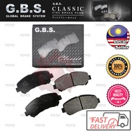Nissan X-Trail NT31 2.0, Dualis J10 2.0 & Suzuki Kizashi A6B424 2.4 GBS (FRONT) Brake Pad (1276)