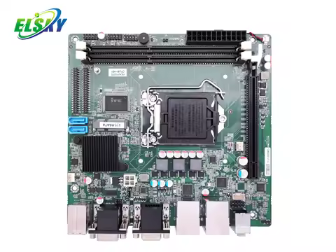 ELSKY Haswell 4th Gen Lga 1150 Motherboard Core I3/i5/i7 CPU with 2LAN 10COM 8USB2.0 DDR3 16G RAM fo