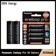Original Panasonic Eneloop 1.2V 2550mAh NI-MH Rechargeable Batteries For Camera Flashlight Toy Shaver Pre-Charged batter