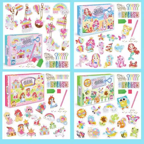 Children's Cartoon Princess Magic Gem - Pirate Diamond Painting - Little Monster Children's Set - Ha