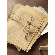 Old Book Retro Material Paper English Music Score Handbook Decoration Base Background Paper Non-Stic