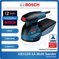 BOSCH GEX 125-1A Multi Random Orbital Sander 250w Bosch Orbital Sander Machine Polisher Bosch Sander