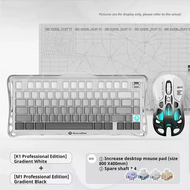 GravaStar K1 Tri-Mode Mechanical Gaming Keyboard Customized Wireless Side Key Carved Aluminum Alloy