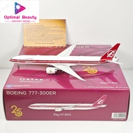 NG Models QTR022 1: 400 Katar Air B777-300ER A7-BAC Retro Painted