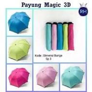 3d Magic Umbrella Rain Umbrella / Magic Umbrella 3D Dimensional Umbrella