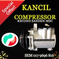 PERODUA KANCIL SANDEN TO MSC RECOND COMPRESSOR (CAR AIRCOND SYSTEM)